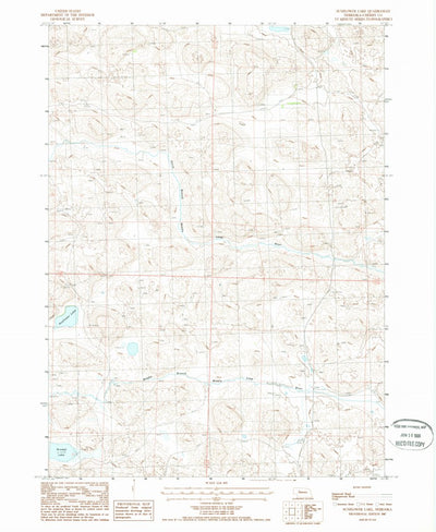 United States Geological Survey Sunflower Lake, NE (1987, 24000-Scale) digital map