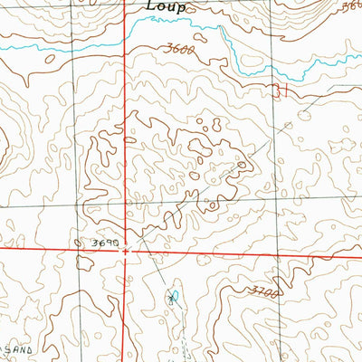 United States Geological Survey Sunflower Lake, NE (1987, 24000-Scale) digital map