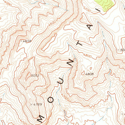 United States Geological Survey Sunflower Mountain, NV (1969, 24000-Scale) digital map