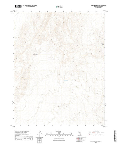 United States Geological Survey Sunflower Mountain, NV (2021, 24000-Scale) digital map