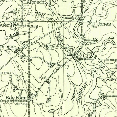 United States Geological Survey Suniland, TX (1956, 62500-Scale) digital map