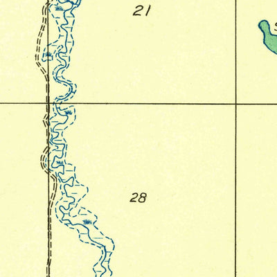 United States Geological Survey Sunken Lake, MI (1931, 31680-Scale) digital map