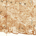United States Geological Survey Sunland, CA (1933, 24000-Scale) digital map