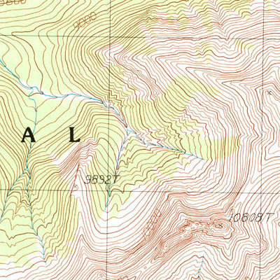 United States Geological Survey Sunlight Peak, WY (1989, 24000-Scale) digital map