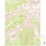 United States Geological Survey Sunlight Peak, WY (1991, 24000-Scale) digital map