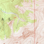 United States Geological Survey Sunlight Peak, WY (1991, 24000-Scale) digital map