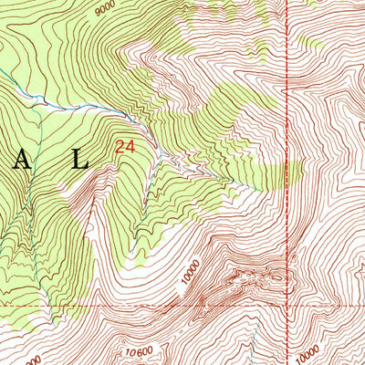 United States Geological Survey Sunlight Peak, WY (1991, 24000-Scale) digital map