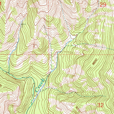 United States Geological Survey Sunlight Peak, WY (1991, 24000-Scale) digital map