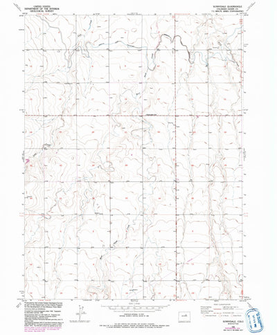 United States Geological Survey Sunnydale, CO (1949, 24000-Scale) digital map