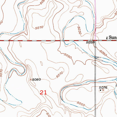 United States Geological Survey Sunnydale, CO (1949, 24000-Scale) digital map