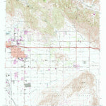 United States Geological Survey Sunnymead, CA (1967, 24000-Scale) digital map