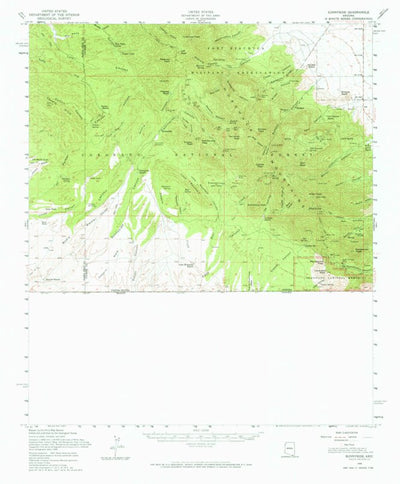 United States Geological Survey Sunnyside, AZ (1958, 62500-Scale) digital map