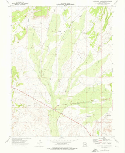 United States Geological Survey Sunnyside Junction, UT (1972, 24000-Scale) digital map