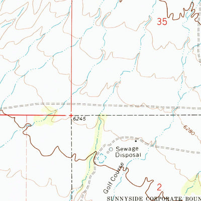 United States Geological Survey Sunnyside, UT (1972, 24000-Scale) digital map