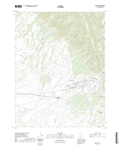 United States Geological Survey Sunnyside, UT (2023, 24000-Scale) digital map