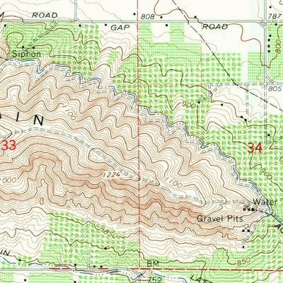 United States Geological Survey Sunnyside, WA (1965, 24000-Scale) digital map