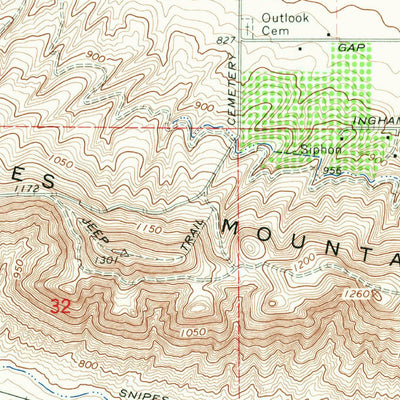 United States Geological Survey Sunnyside, WA (1965, 24000-Scale) digital map