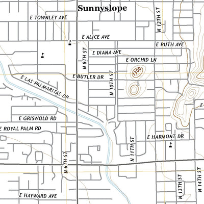 United States Geological Survey Sunnyslope, AZ (2018, 24000-Scale) digital map