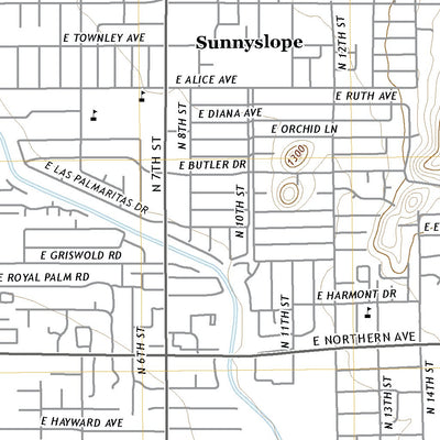 United States Geological Survey Sunnyslope, AZ (2021, 24000-Scale) digital map
