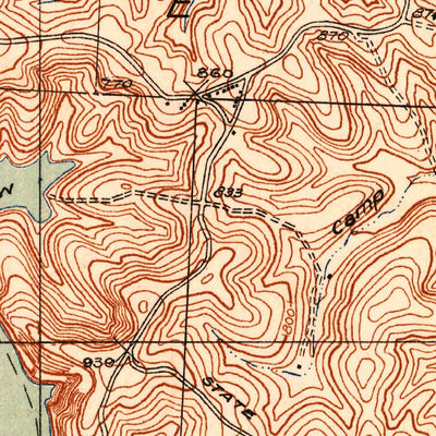 United States Geological Survey Sunrise Beach, MO (1934, 24000-Scale) digital map