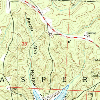 United States Geological Survey Sunrise Beach, MO (1983, 24000-Scale) digital map