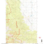 United States Geological Survey Sunrise Spring, MT (1999, 24000-Scale) digital map