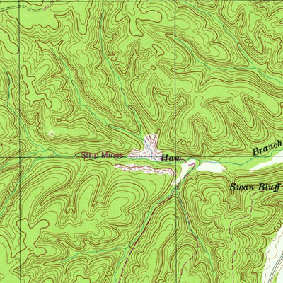 United States Geological Survey Sunrise, TN (1952, 24000-Scale) digital map