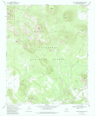 United States Geological Survey Sunset Crater East, AZ (1969, 24000-Scale) digital map