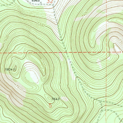 United States Geological Survey Sunset Crater East, AZ (1969, 24000-Scale) digital map