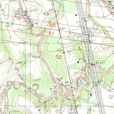United States Geological Survey Sunset, LA (1983, 24000-Scale) digital map
