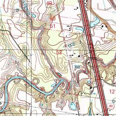 United States Geological Survey Sunset, LA (1998, 24000-Scale) digital map