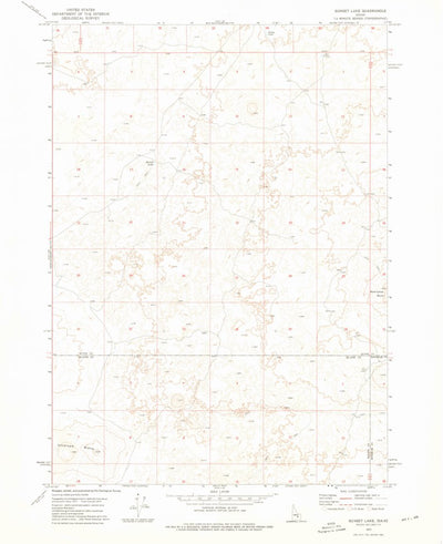 United States Geological Survey Sunset Lake, ID (1972, 24000-Scale) digital map