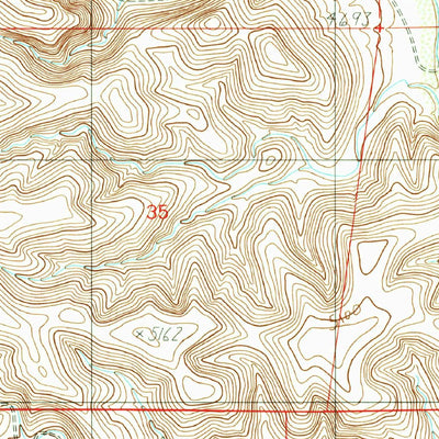 United States Geological Survey Sunset, NM (1988, 24000-Scale) digital map
