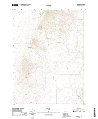 United States Geological Survey Sunset Pass, UT (2023, 24000-Scale) digital map