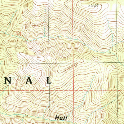 United States Geological Survey Sunset Peak, UT (1986, 24000-Scale) digital map