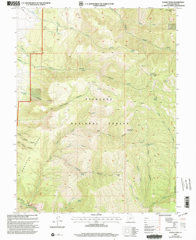 United States Geological Survey Sunset Peak, UT (2001, 24000-Scale) digital map