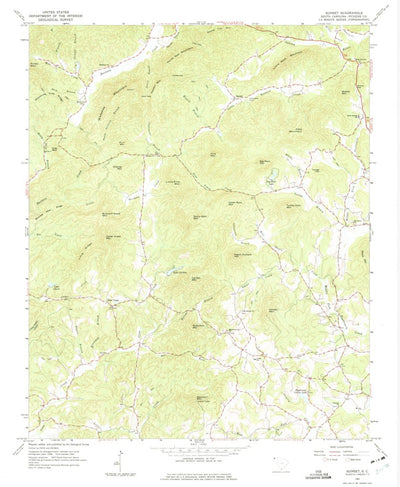 United States Geological Survey Sunset, SC (1961, 24000-Scale) digital map