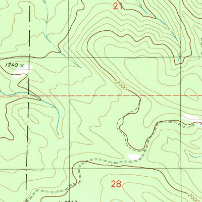 United States Geological Survey Sunset Spring, OR (1979, 24000-Scale) digital map