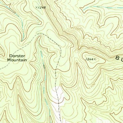 United States Geological Survey Sunset Village, GA (1971, 24000-Scale) digital map