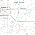 United States Geological Survey Sunshine Hill, TX-OK (2012, 24000-Scale) digital map