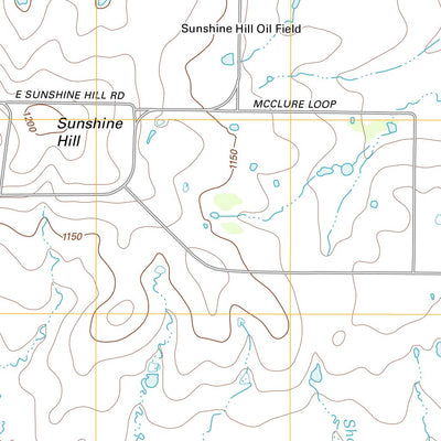 United States Geological Survey Sunshine Hill, TX-OK (2012, 24000-Scale) digital map