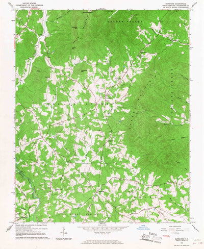 United States Geological Survey Sunshine, NC (1965, 24000-Scale) digital map