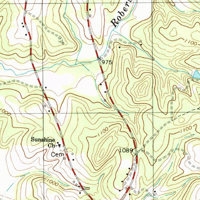 United States Geological Survey Sunshine, NC (2002, 24000-Scale) digital map