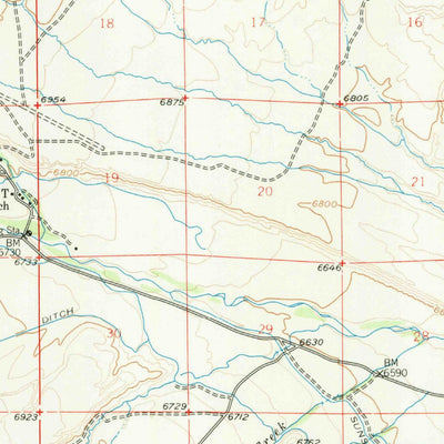 United States Geological Survey Sunshine Reservoir, WY (1957, 62500-Scale) digital map