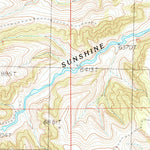 United States Geological Survey Sunshine Reservoir, WY (1987, 24000-Scale) digital map