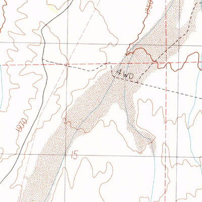 United States Geological Survey Sunshine Well, NV (1982, 24000-Scale) digital map