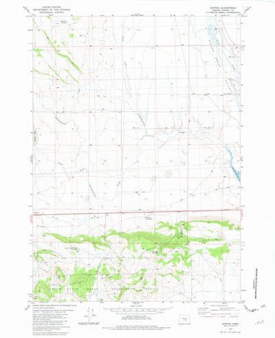 United States Geological Survey Suntex, OR (1981, 24000-Scale) digital map