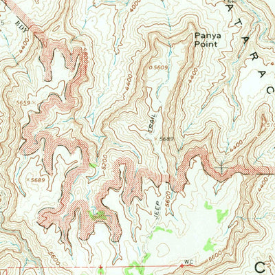 United States Geological Survey Supai, AZ (1962, 62500-Scale) digital map