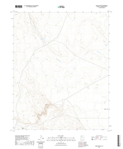 United States Geological Survey Supai Camp SE, AZ (2021, 24000-Scale) digital map