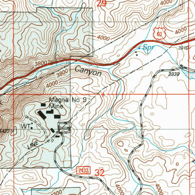 United States Geological Survey Superior, AZ (2004, 24000-Scale) digital map